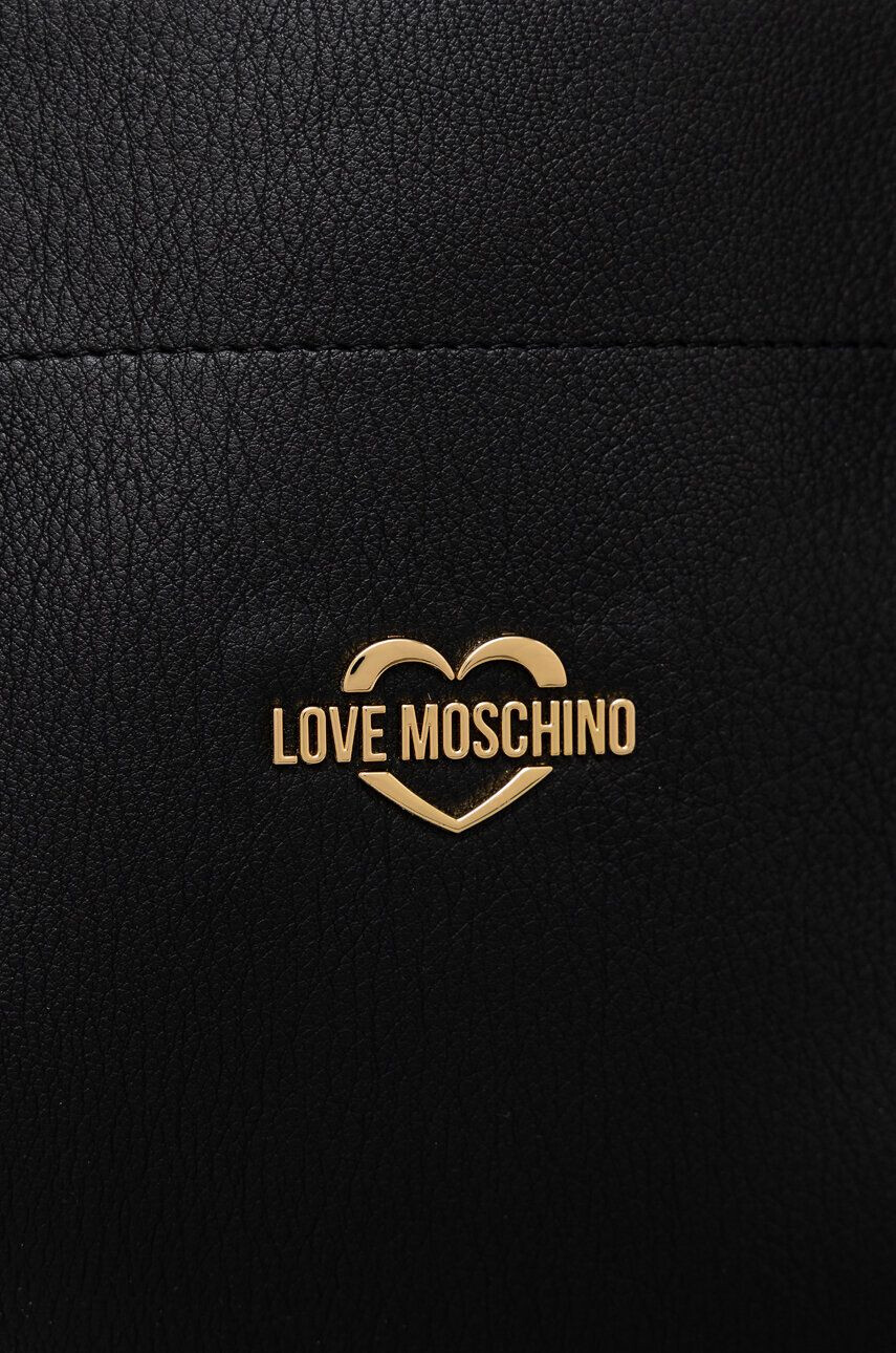 Love Moschino Torbica črna barva - Pepit.si