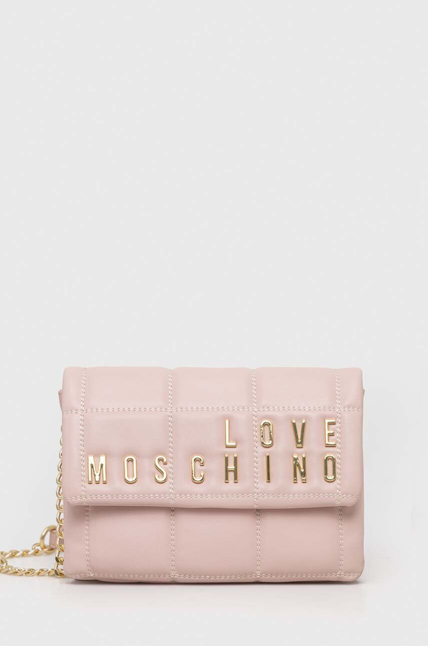 Love Moschino Torbica črna barva - Pepit.si