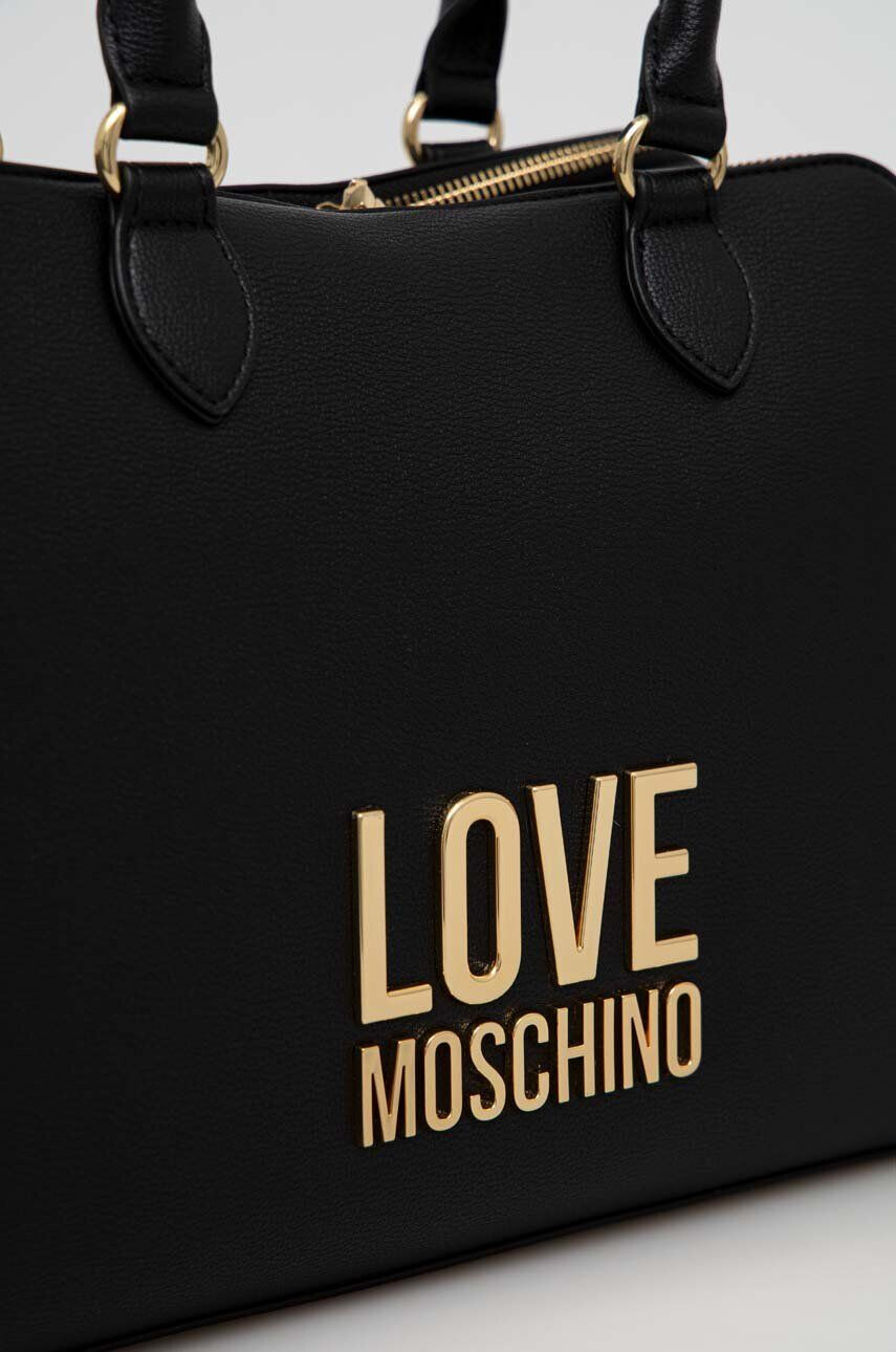 Love Moschino Torbica črna barva - Pepit.si