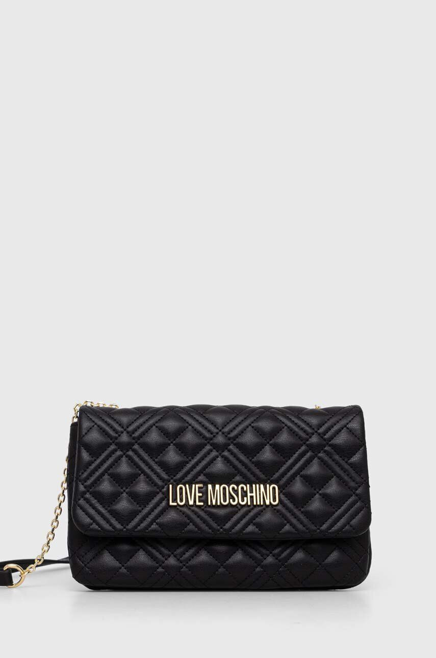 Love Moschino Torbica rjava barva - Pepit.si