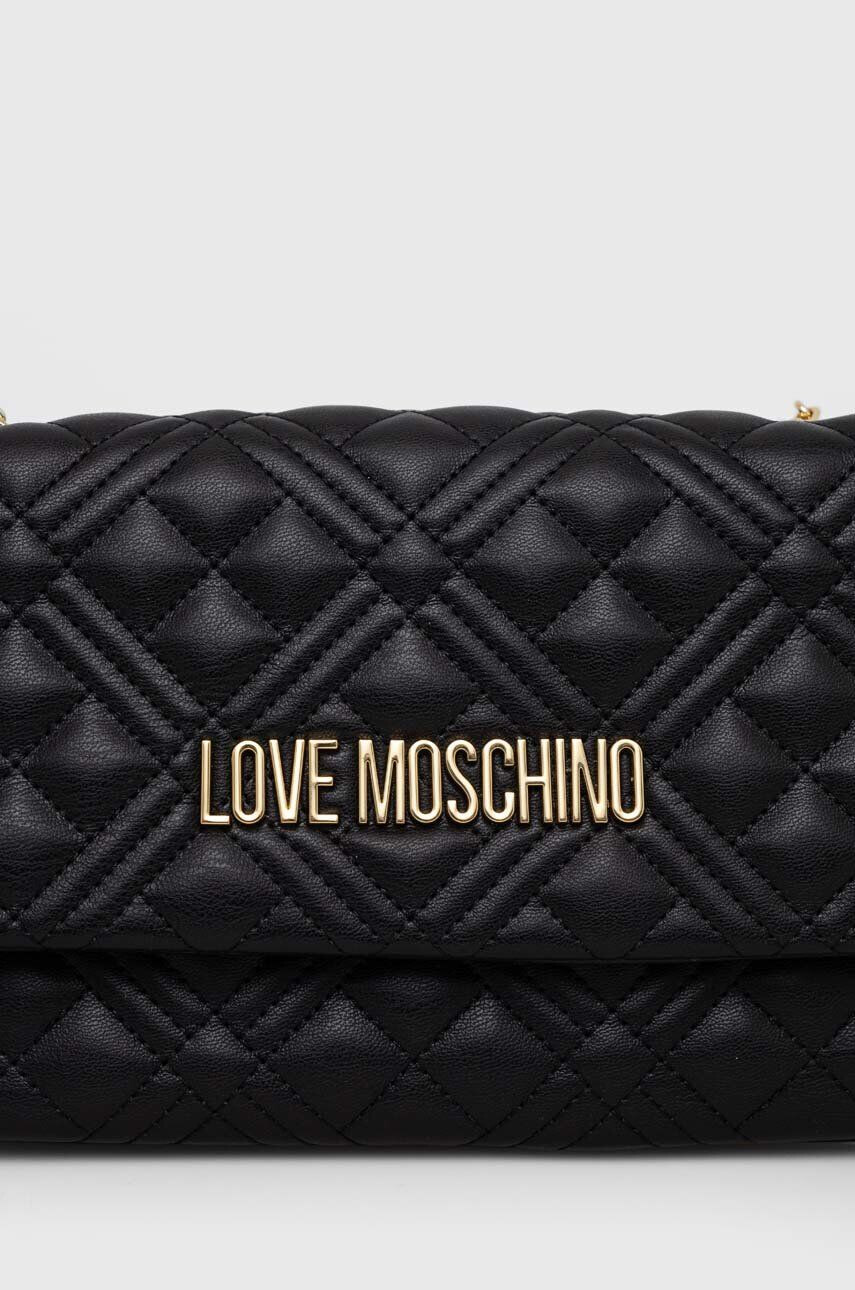 Love Moschino Torbica rjava barva - Pepit.si