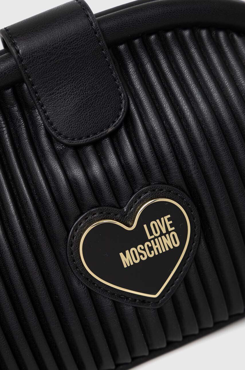 Love Moschino Torbica črna barva - Pepit.si