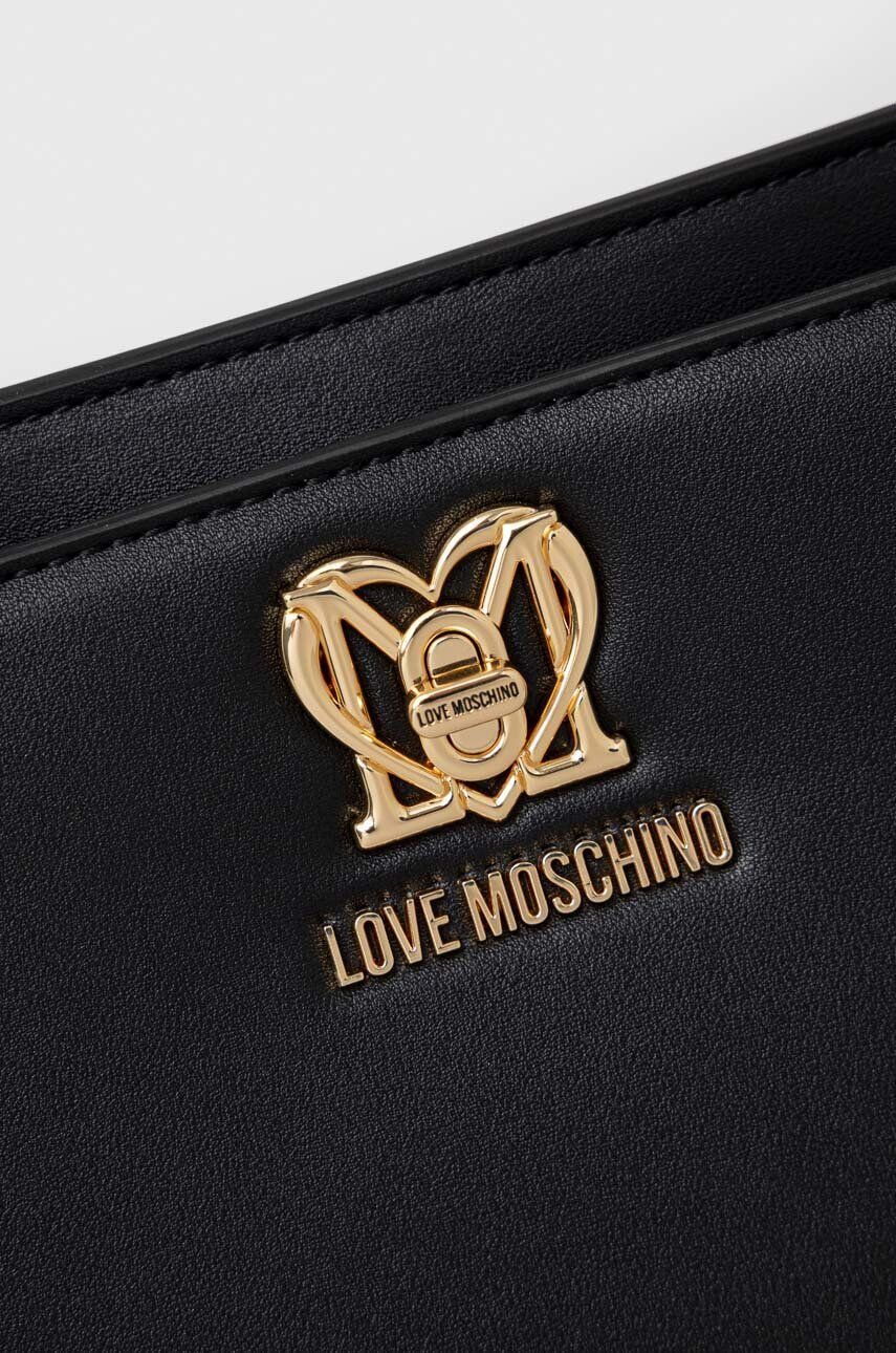 Love Moschino Torbica črna barva - Pepit.si