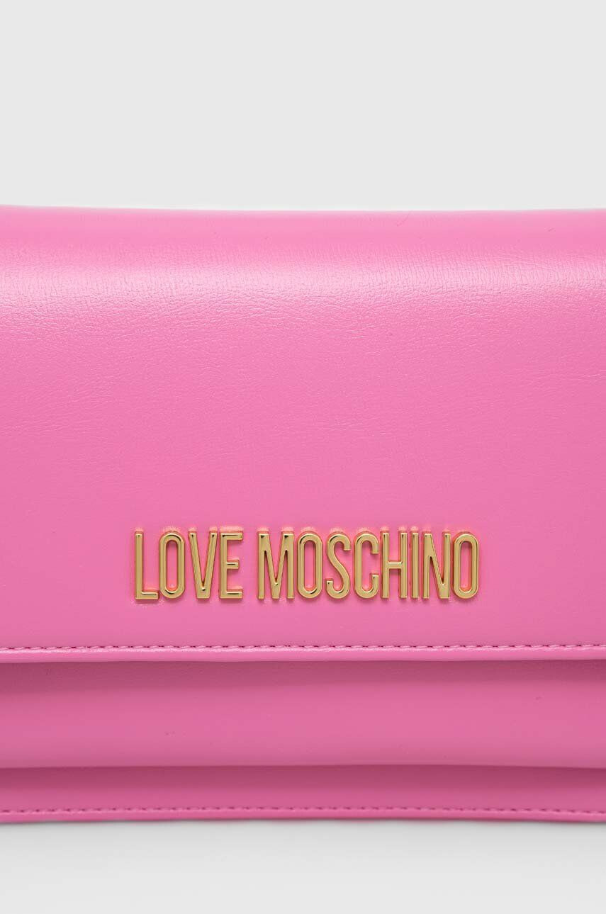 Love Moschino Torbica bež barva - Pepit.si