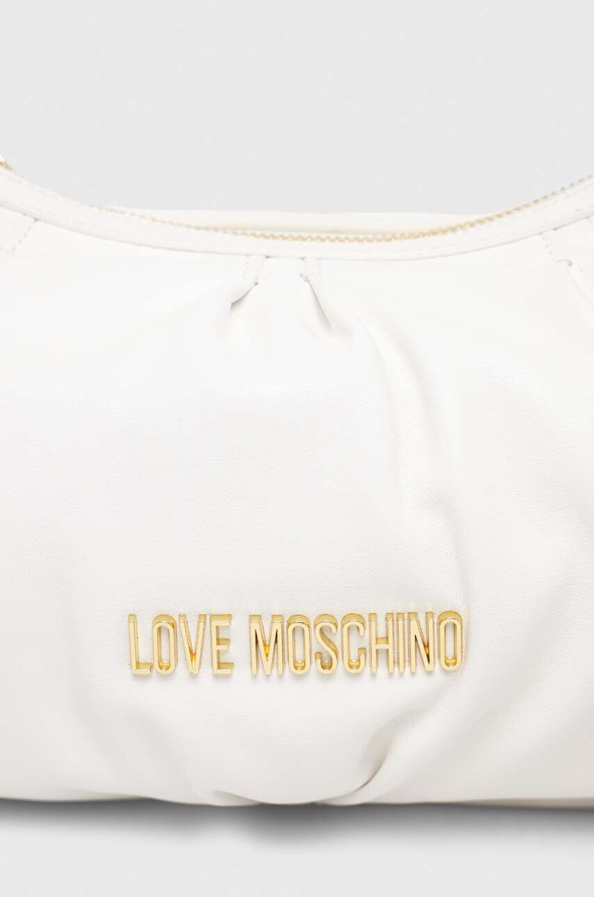 Love Moschino Torbica bela barva - Pepit.si