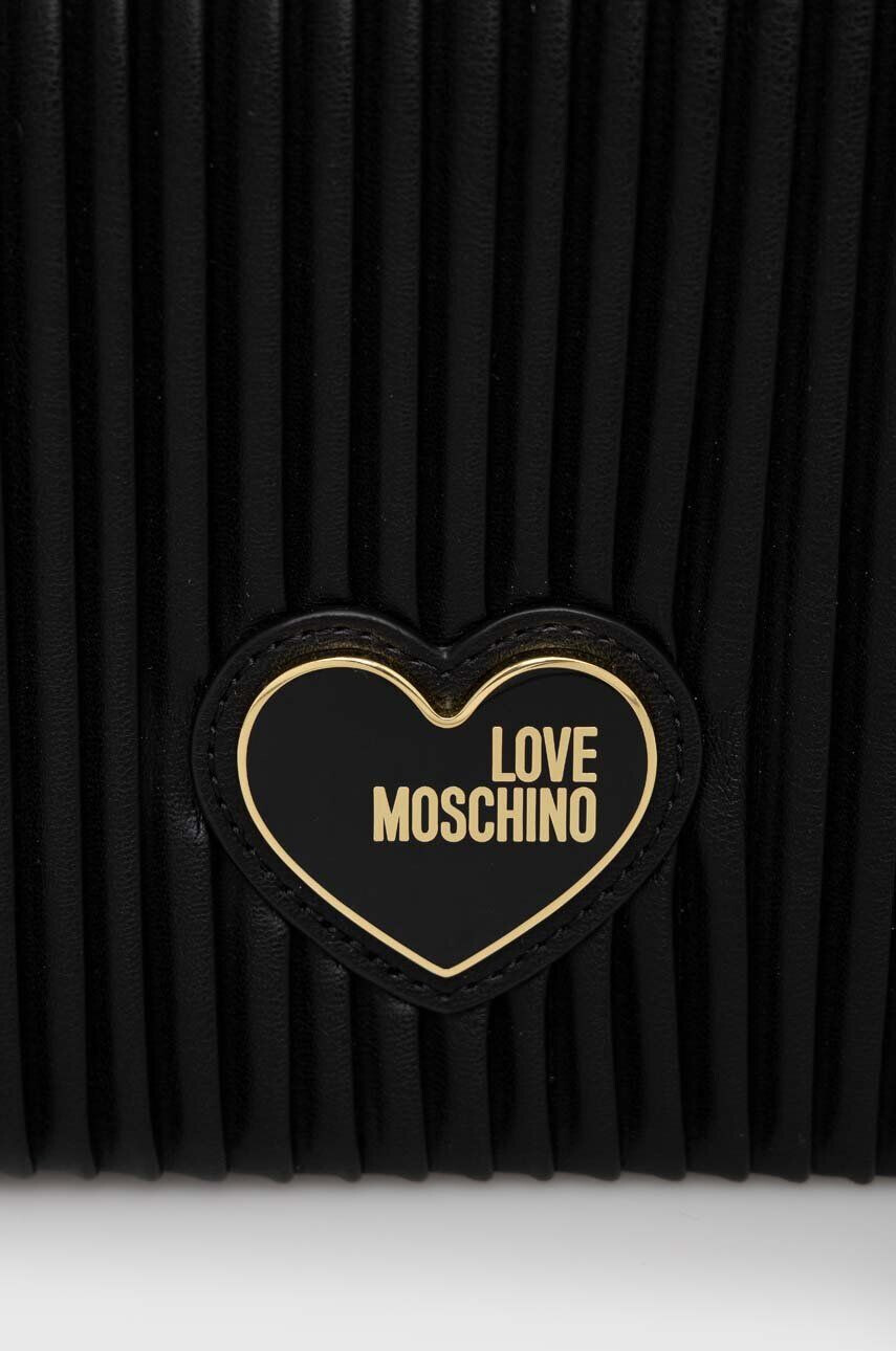 Love Moschino Torbica črna barva - Pepit.si