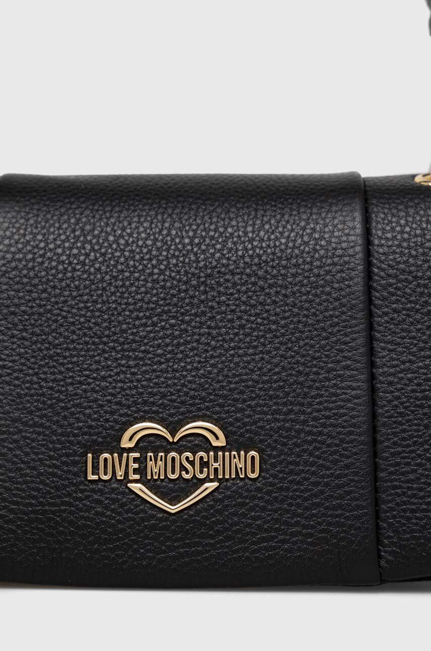 Love Moschino Torbica črna barva - Pepit.si