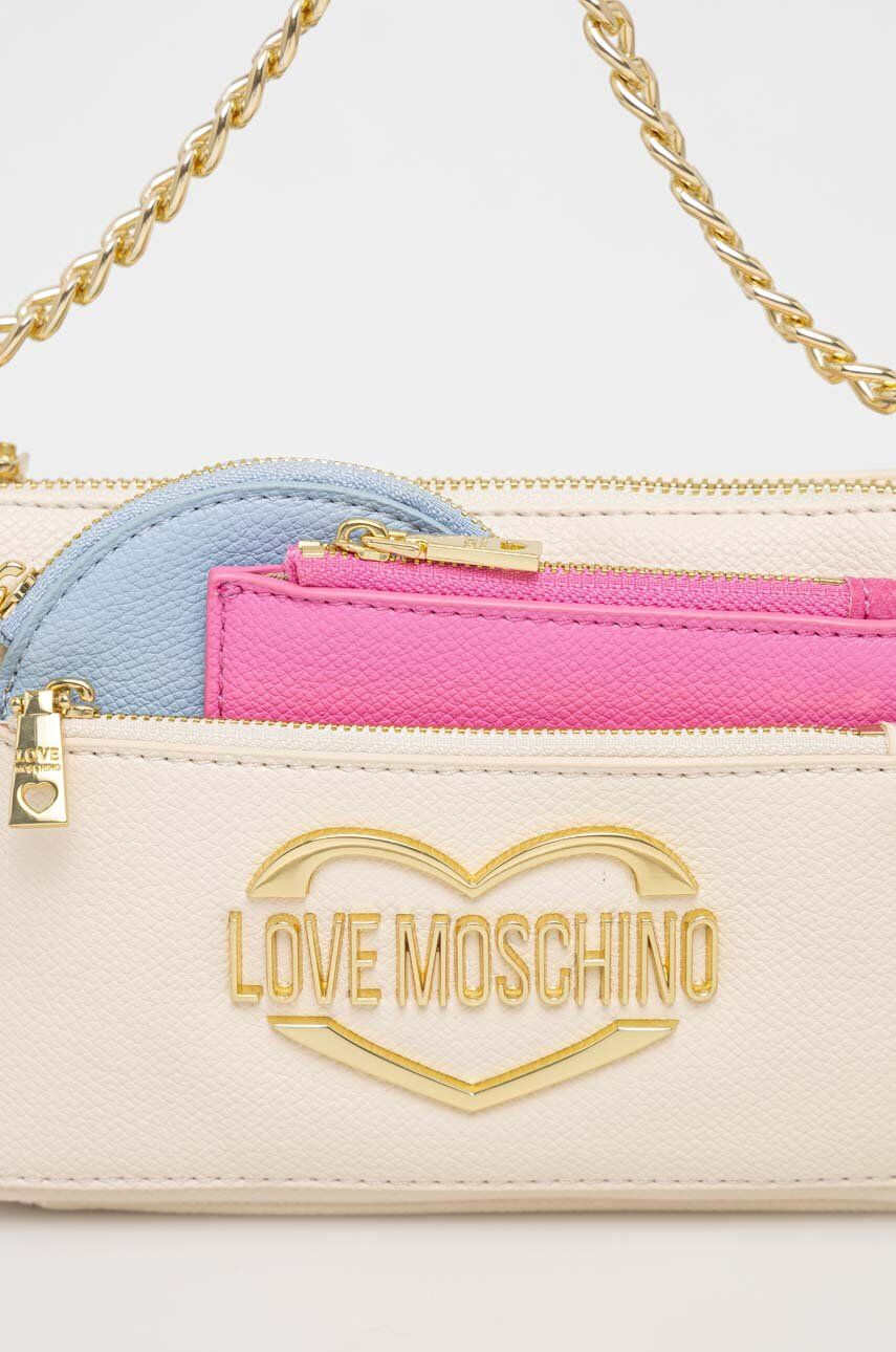 Love Moschino Torbica črna barva - Pepit.si