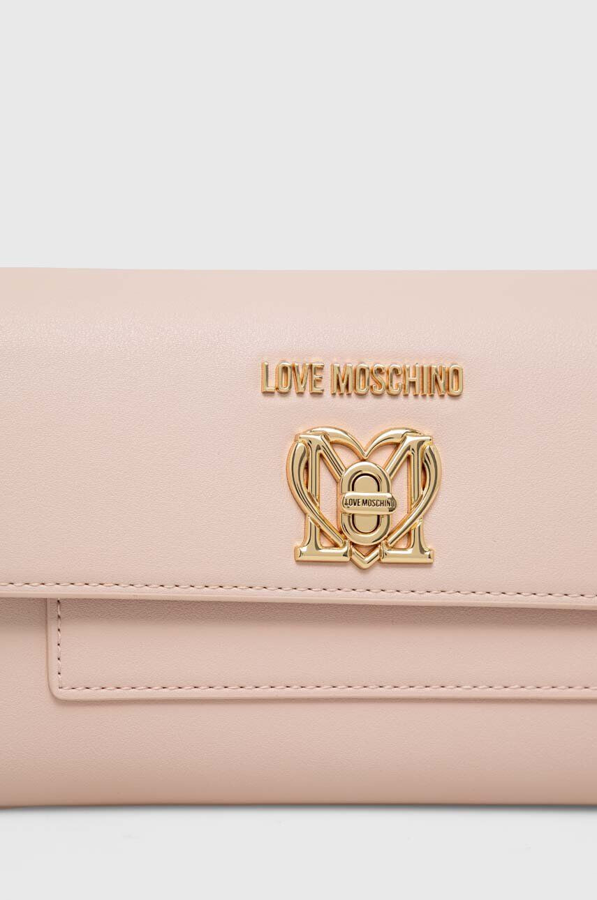 Love Moschino Torbica bež barva - Pepit.si