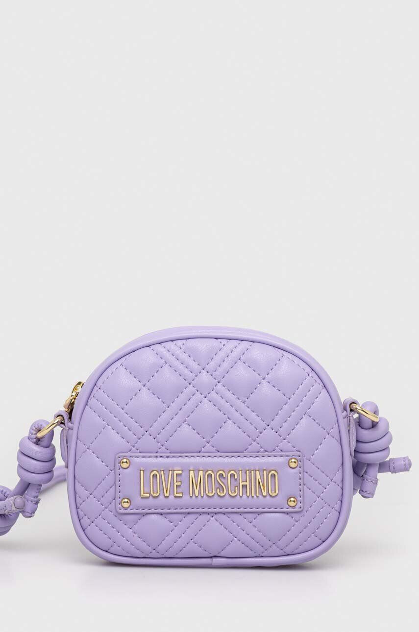 Love Moschino Torbica črna barva - Pepit.si