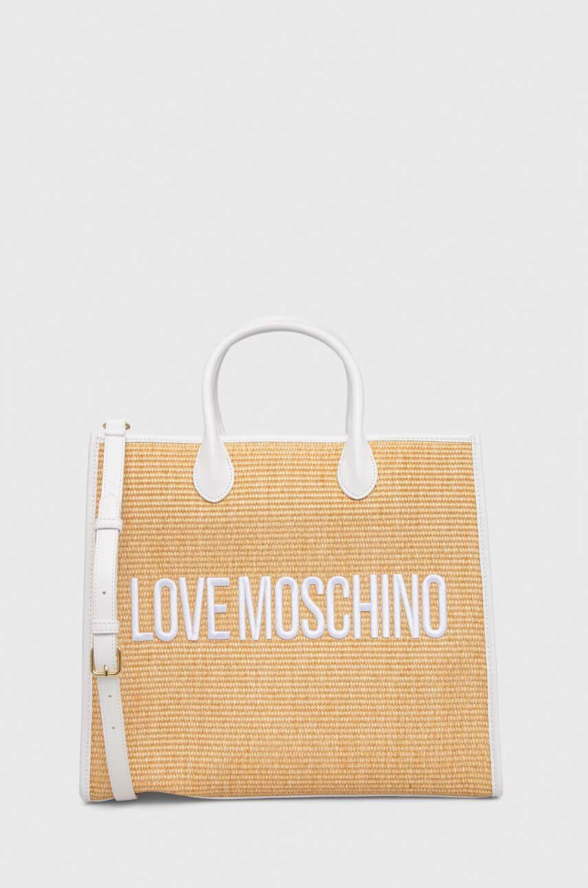 Love Moschino Torbica črna barva - Pepit.si