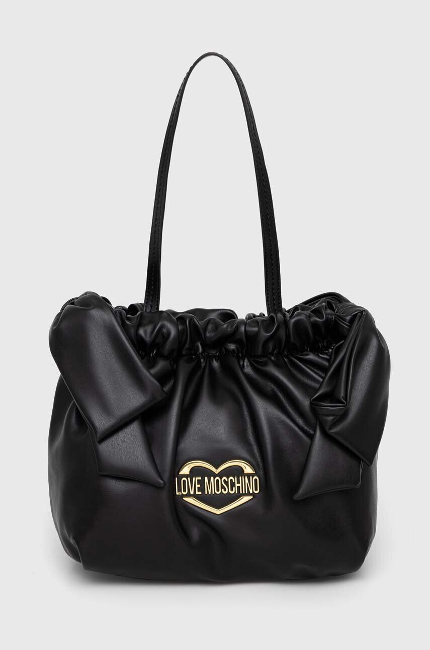 Love Moschino Torbica roza barva - Pepit.si