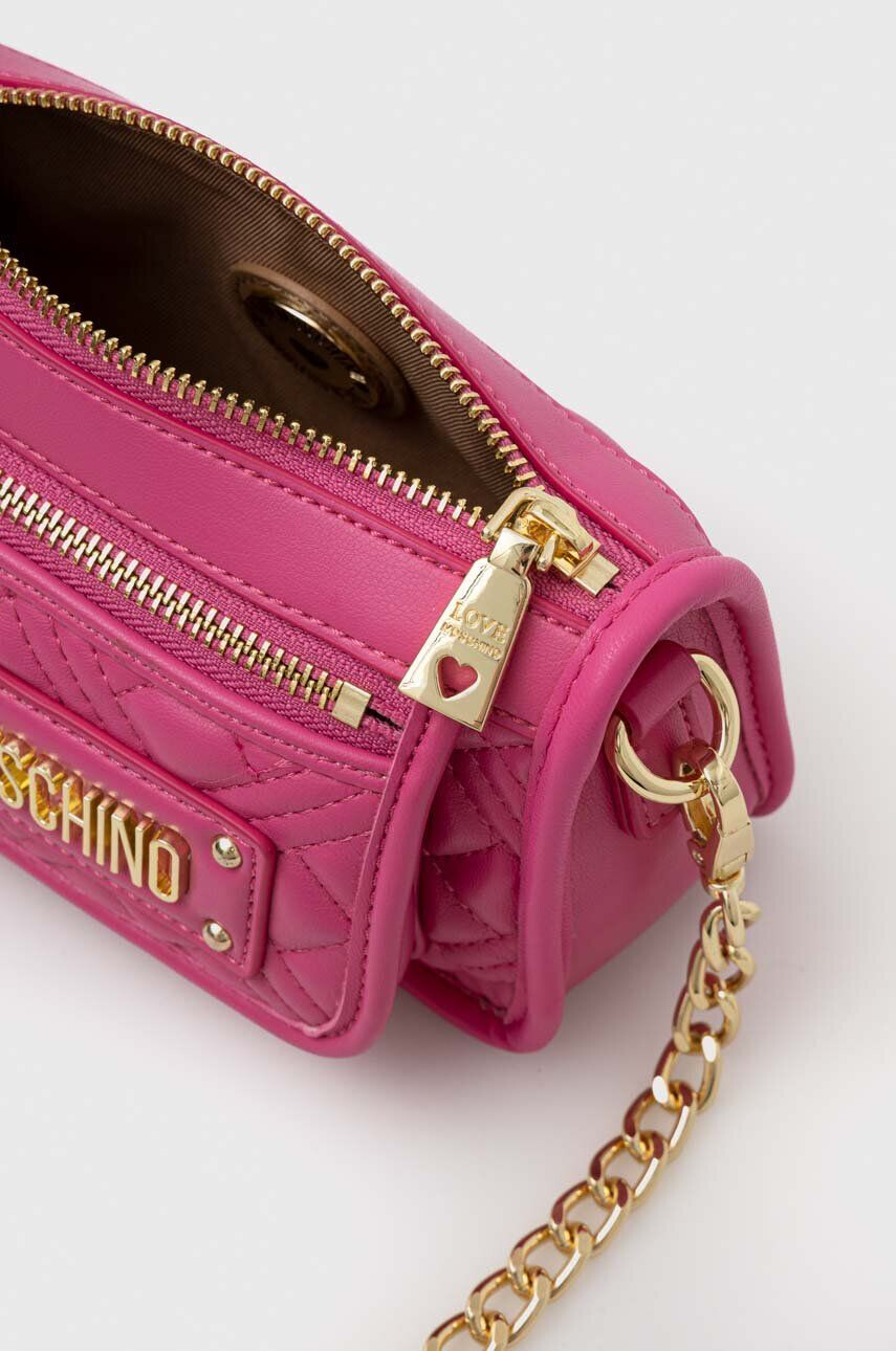 Love Moschino Torbica roza barva - Pepit.si