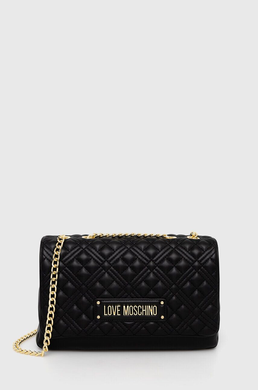 Love Moschino Torbica bež barva - Pepit.si