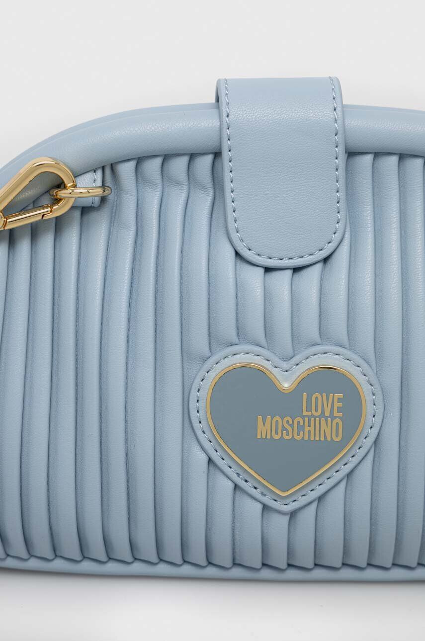 Love Moschino Torbica bež barva - Pepit.si