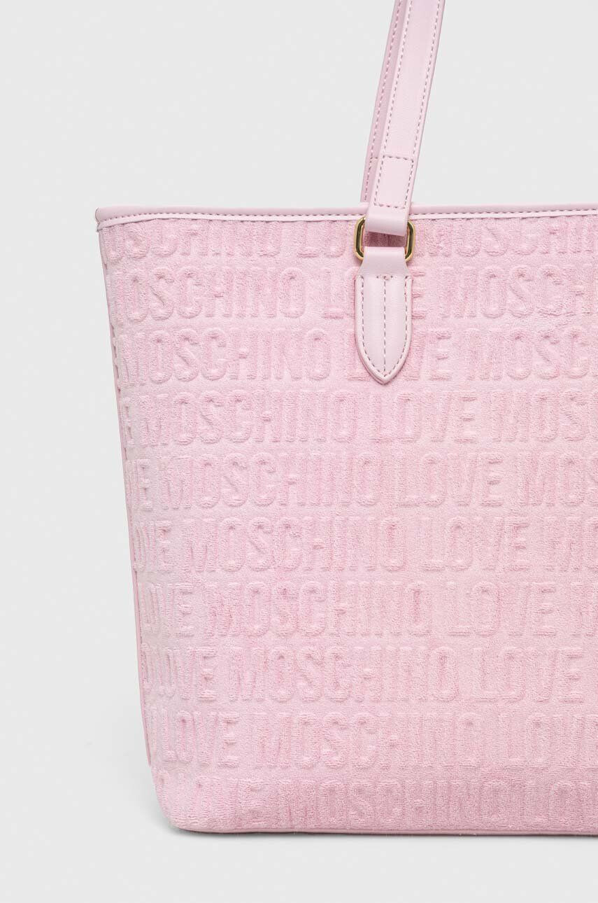 Love Moschino Torbica črna barva - Pepit.si