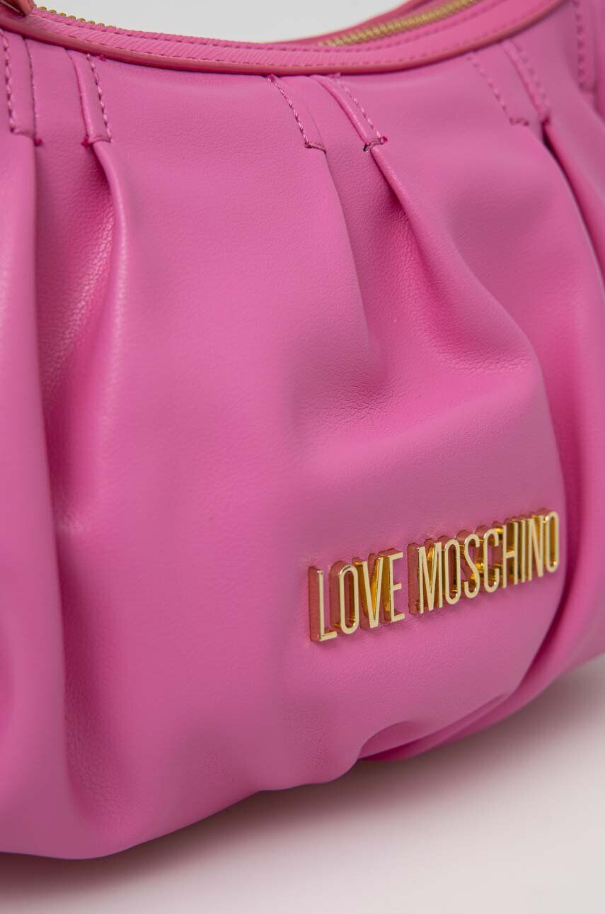 Love Moschino Torbica vijolična barva - Pepit.si