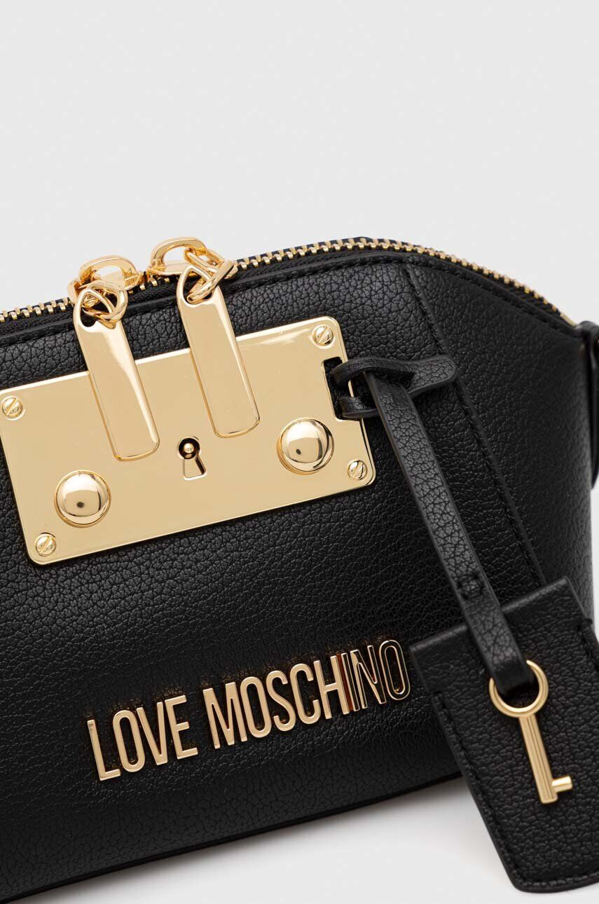 Love Moschino Torbica črna barva - Pepit.si