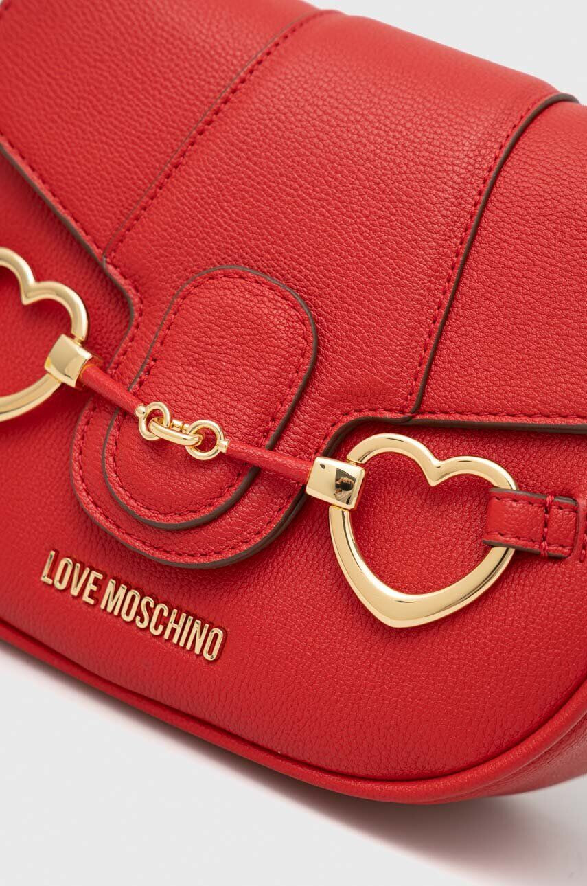 Love Moschino Torbica bež barva - Pepit.si