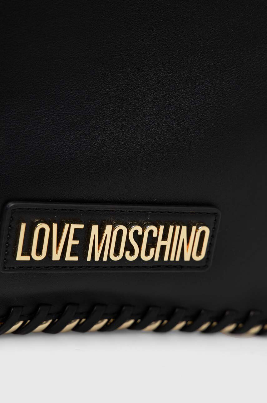 Love Moschino Torbica črna barva - Pepit.si