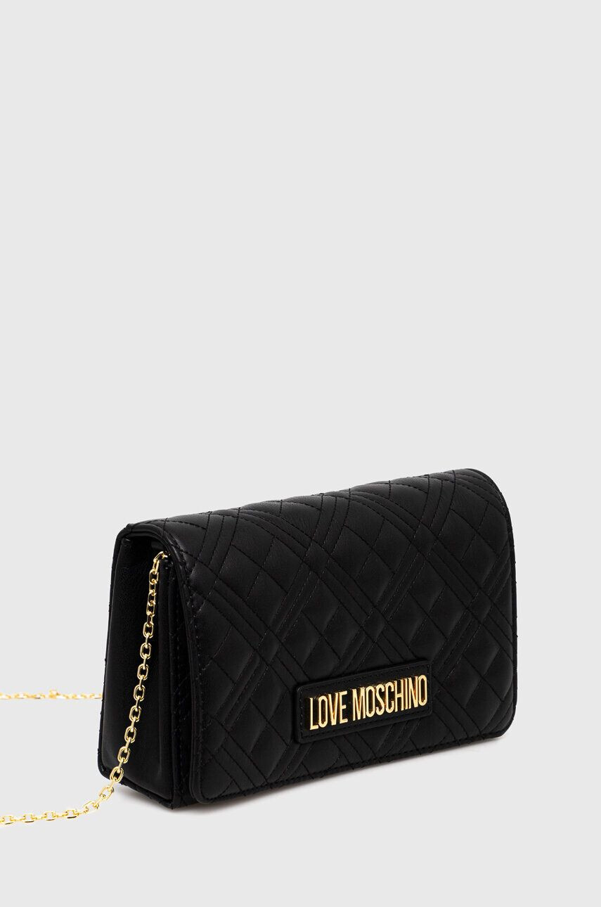 Love Moschino Torbica črna barva - Pepit.si