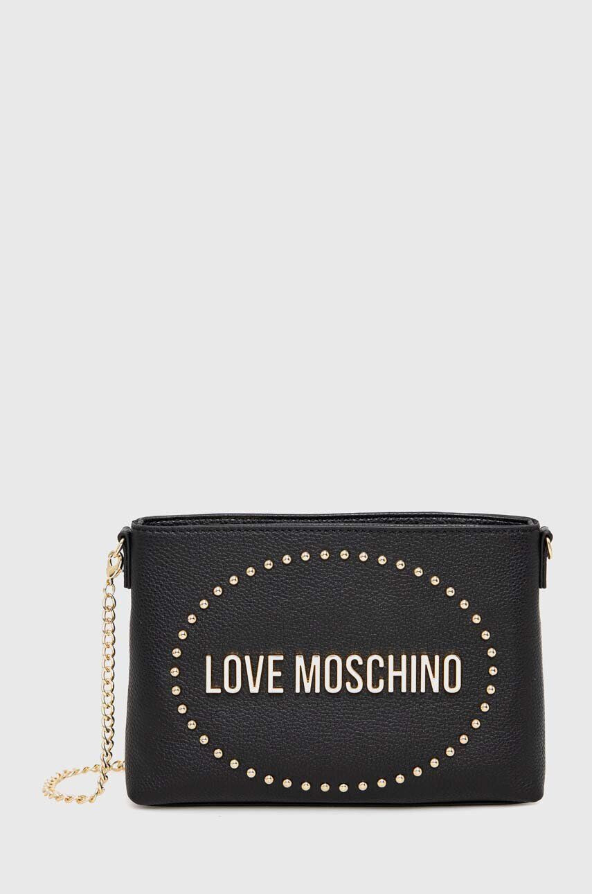 Love Moschino Torbica črna barva - Pepit.si