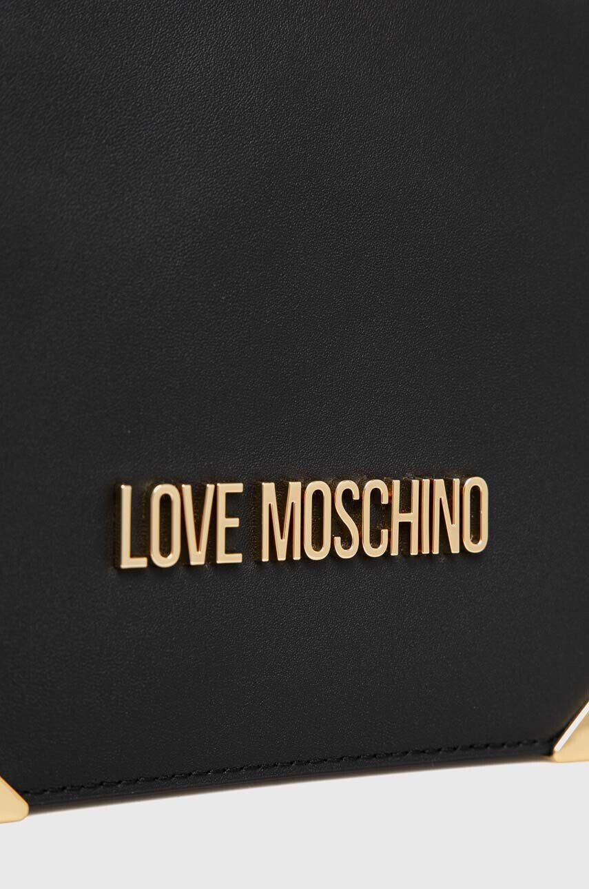 Love Moschino Torbica črna barva - Pepit.si