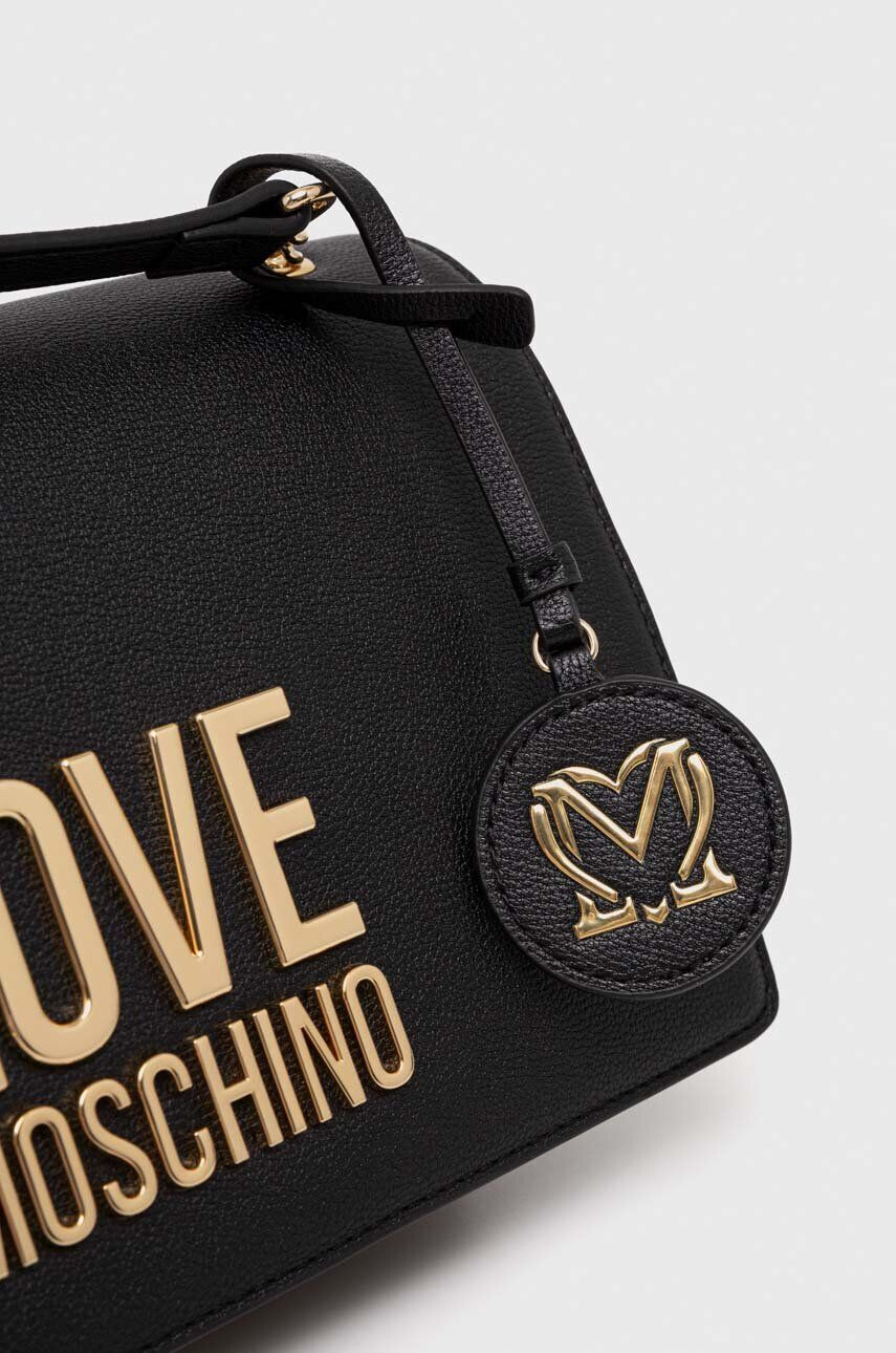 Love Moschino Torbica črna barva - Pepit.si