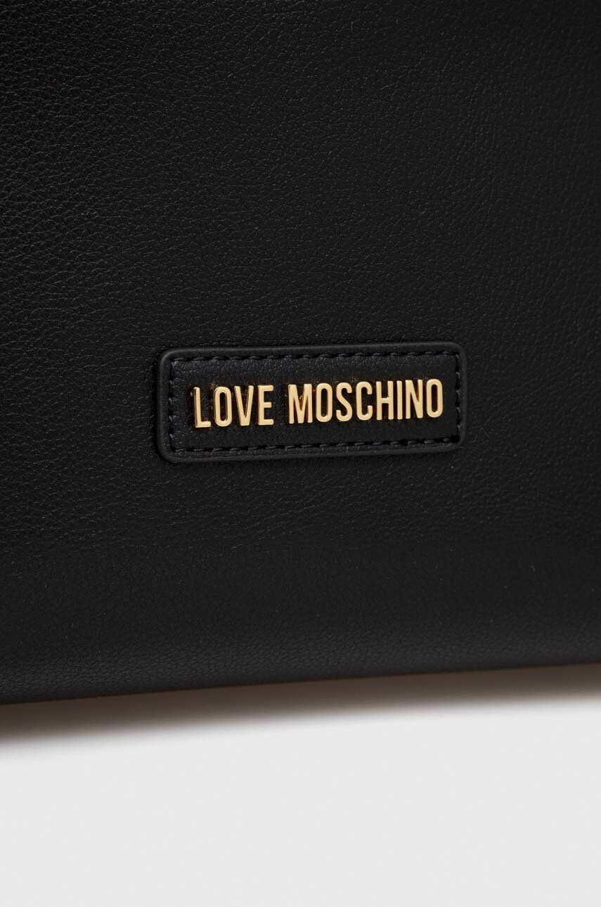 Love Moschino Torbica črna barva - Pepit.si