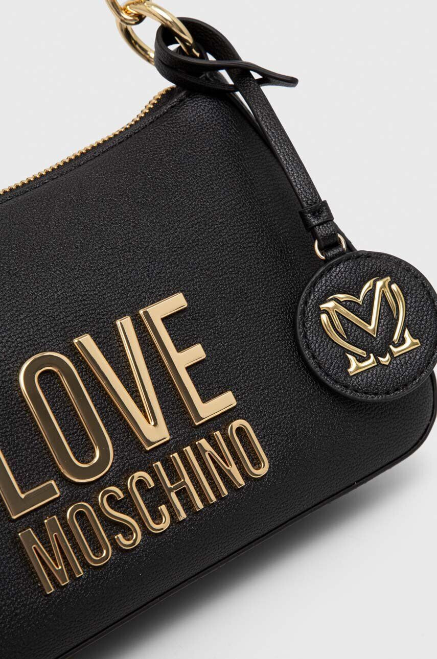 Love Moschino Torbica črna barva - Pepit.si