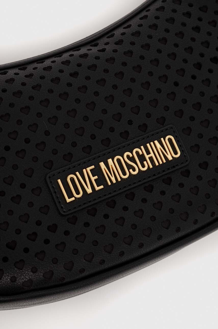 Love Moschino Torbica črna barva - Pepit.si