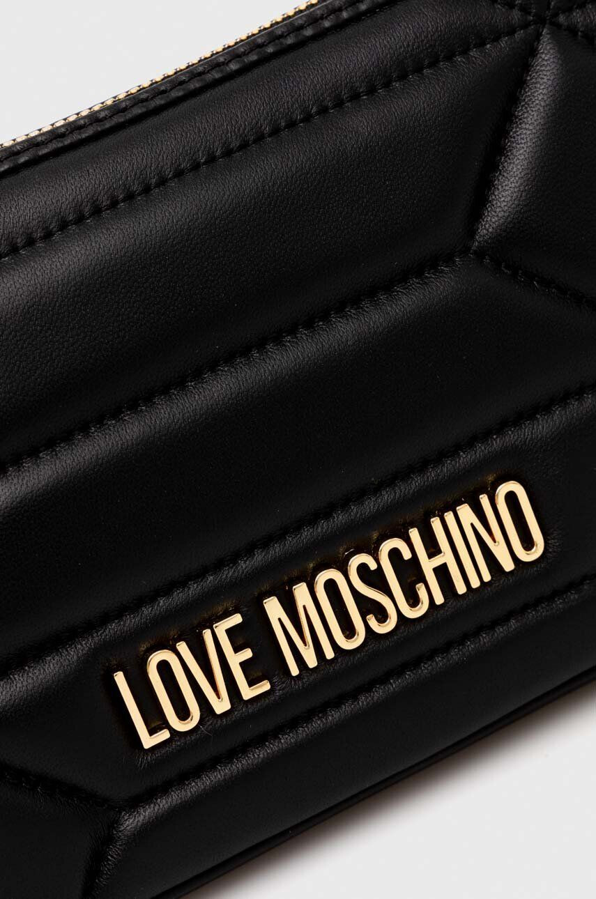 Love Moschino Torbica črna barva - Pepit.si