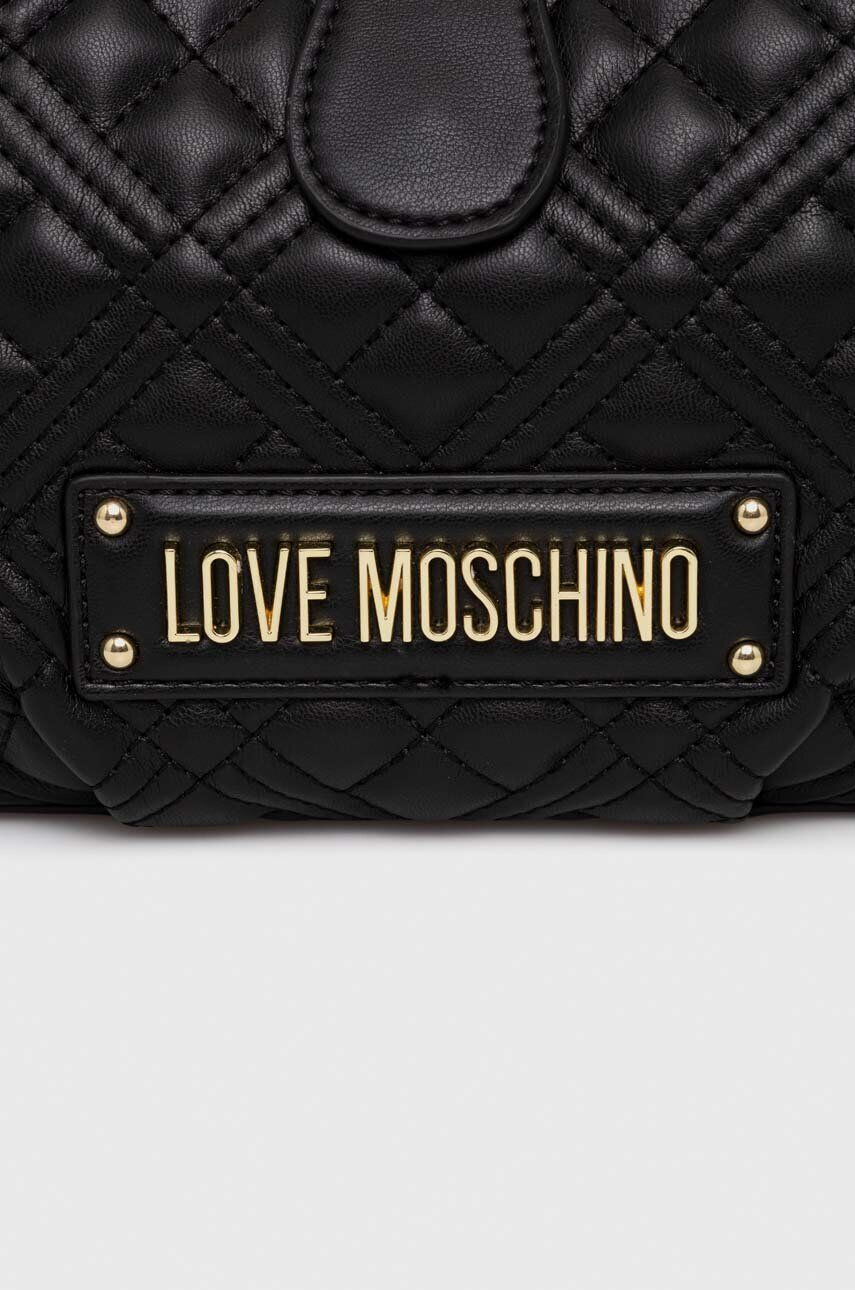 Love Moschino Torbica črna barva - Pepit.si