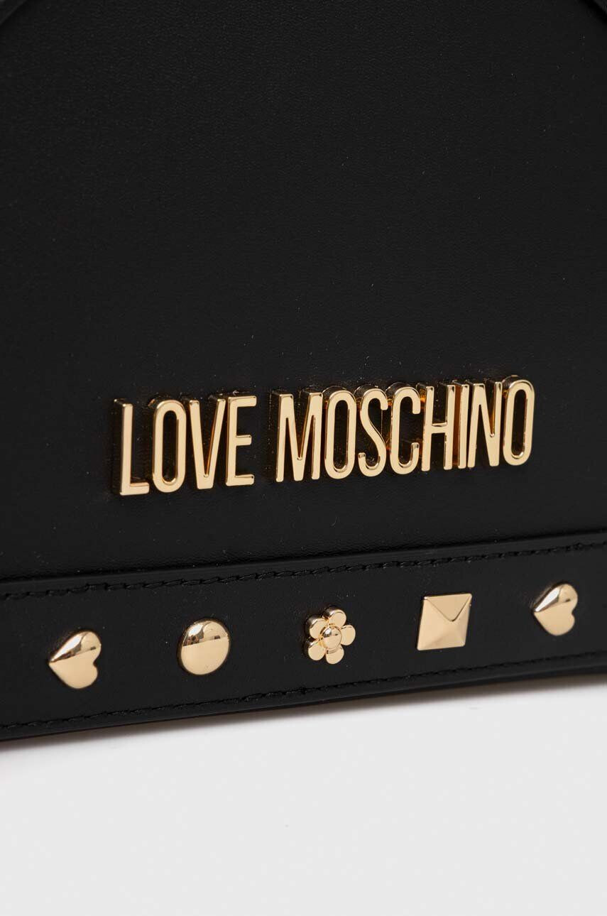 Love Moschino Torbica črna barva - Pepit.si