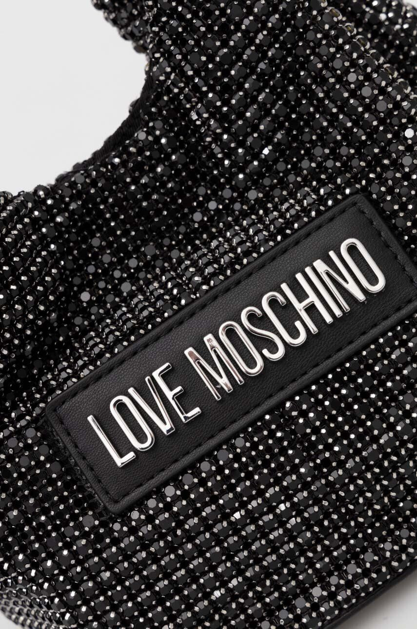 Love Moschino Torbica črna barva - Pepit.si