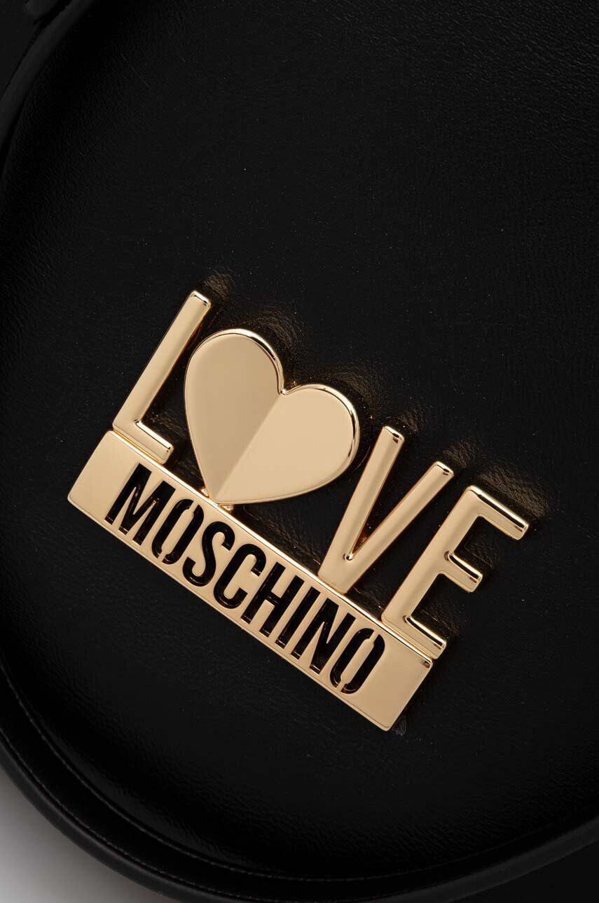 Love Moschino Torbica črna barva - Pepit.si