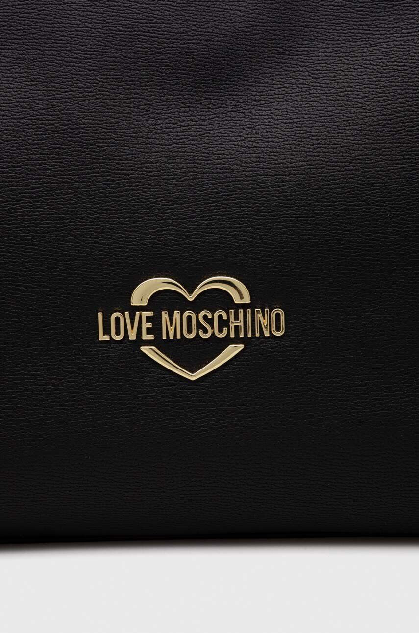 Love Moschino Torbica črna barva - Pepit.si