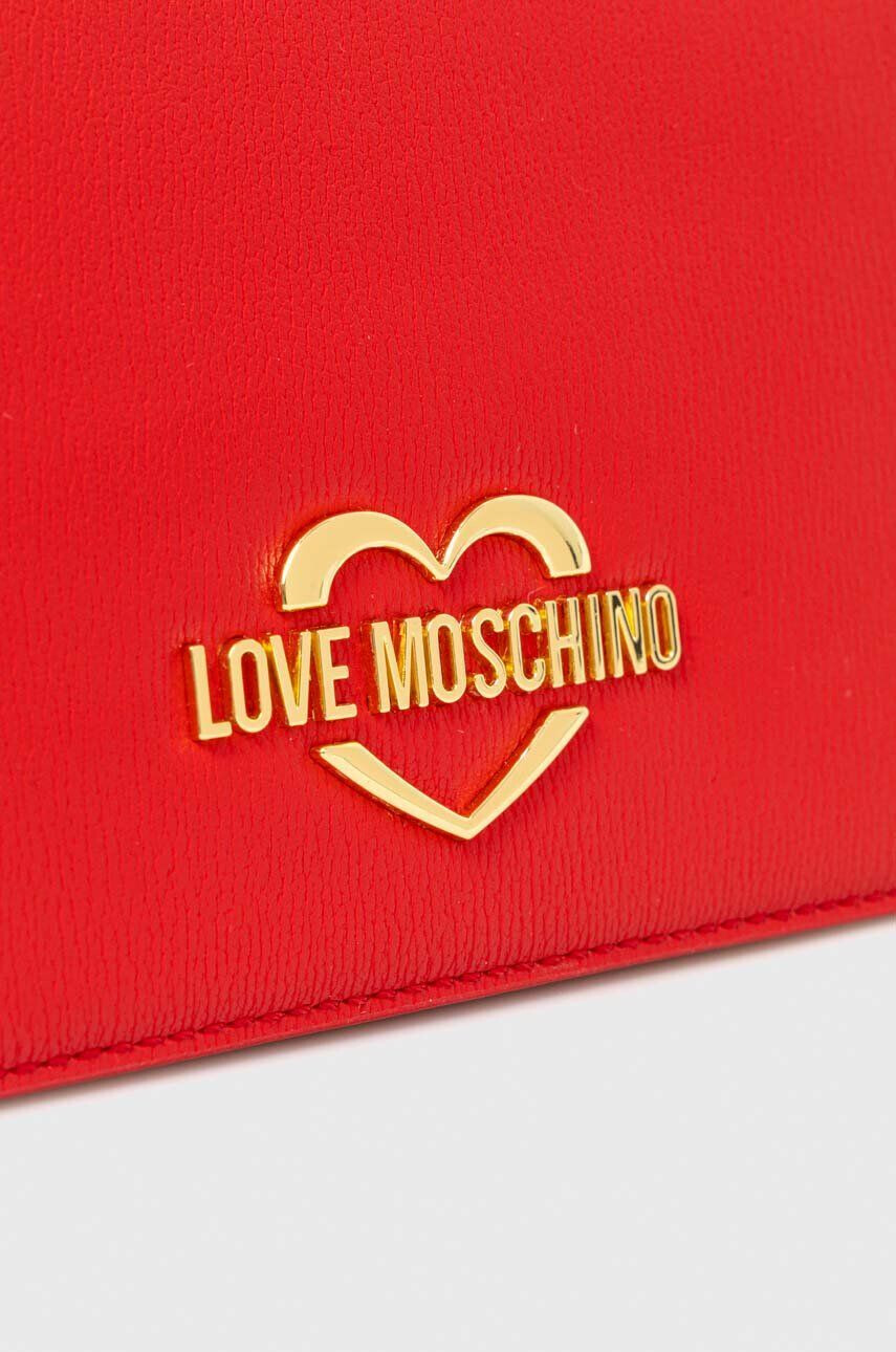 Love Moschino Torbica rdeča barva - Pepit.si