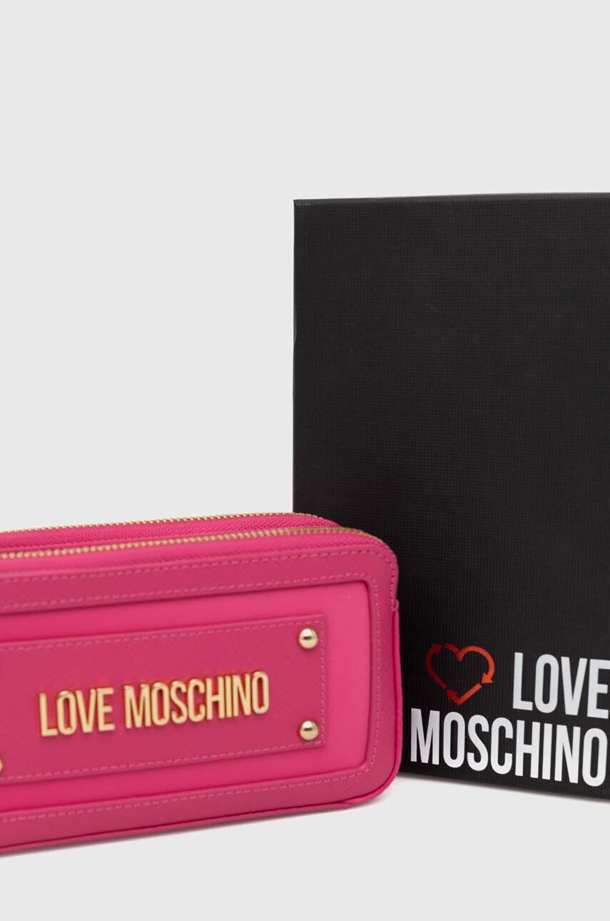 Love Moschino Torbica roza barva - Pepit.si