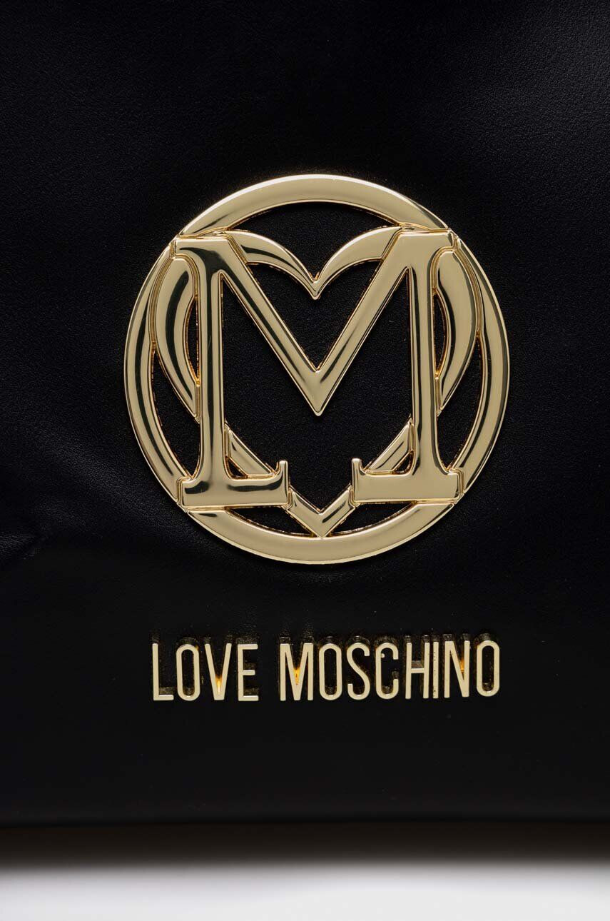 Love Moschino Torbica črna barva - Pepit.si