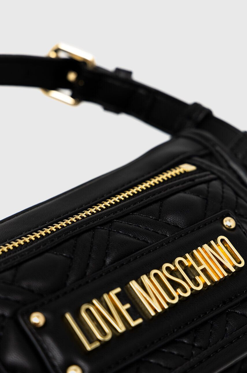 Love Moschino Torbica črna barva - Pepit.si