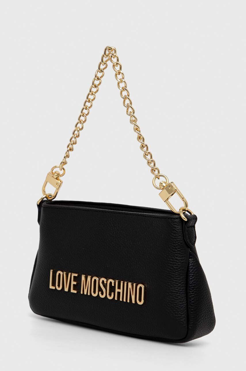 Love Moschino Torbica črna barva - Pepit.si