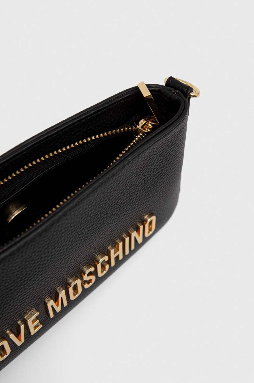 Love Moschino Torbica črna barva - Pepit.si