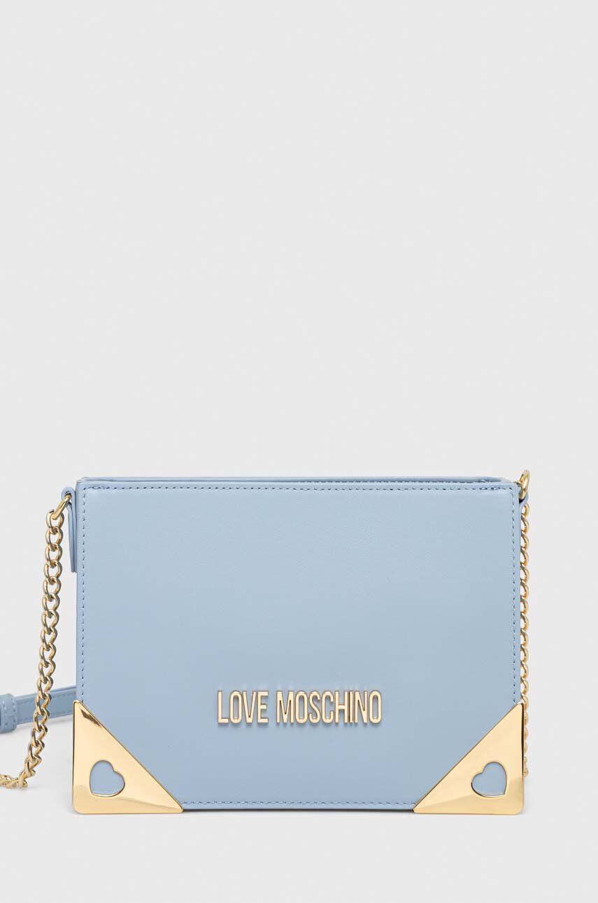 Love Moschino Usnjena torbica - Pepit.si