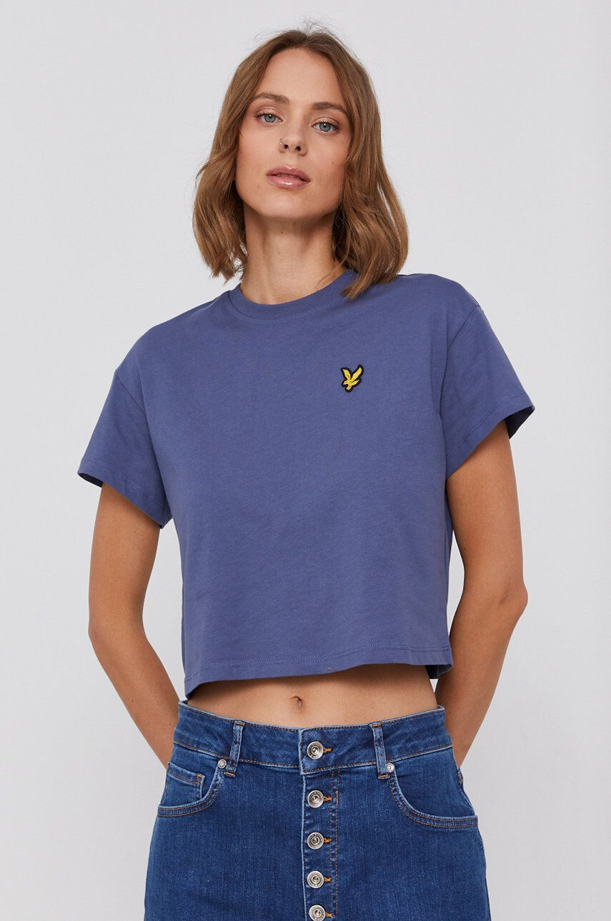 Lyle & Scott Bombažen t-shirt - Pepit.si