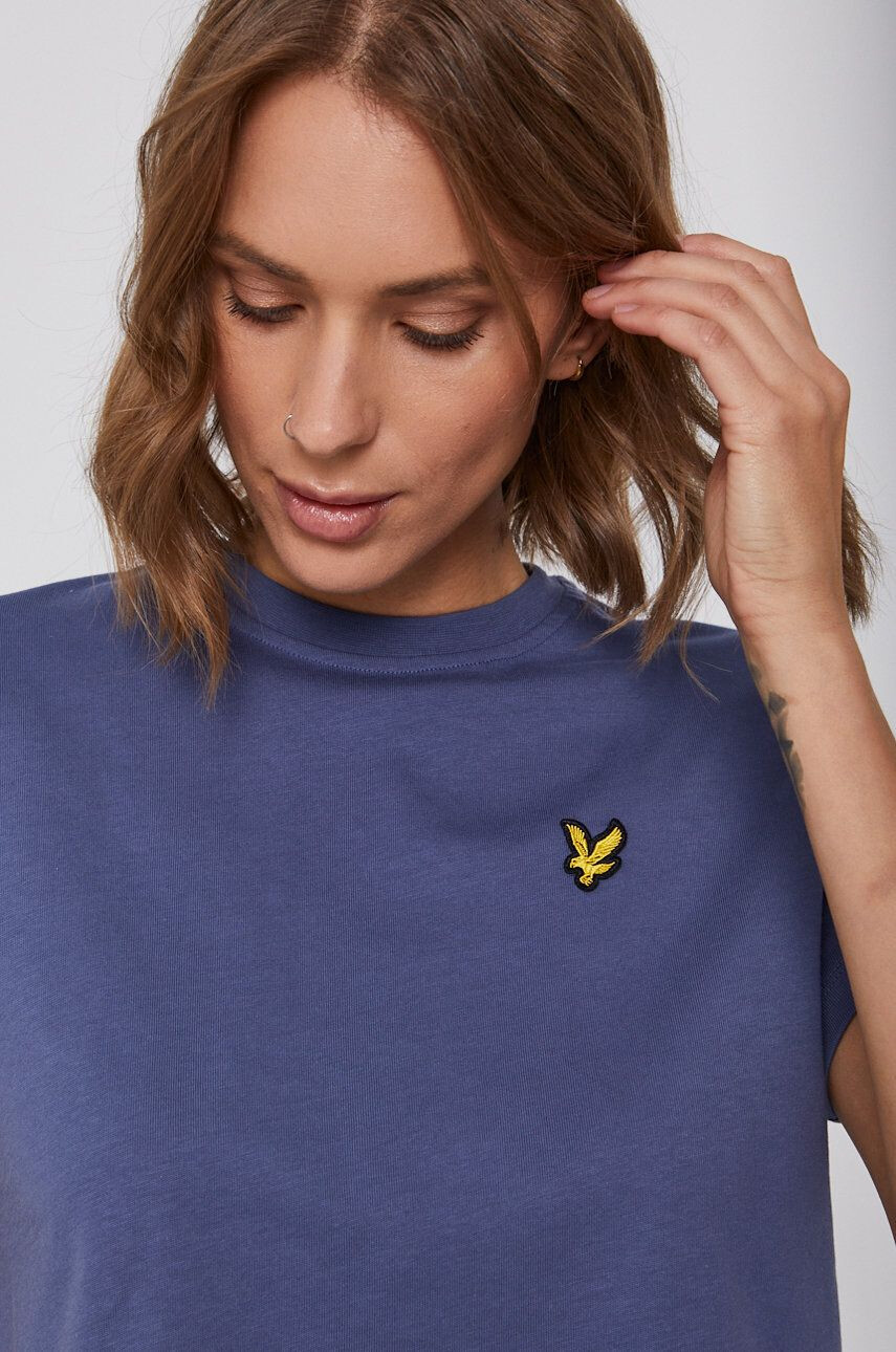 Lyle & Scott Bombažen t-shirt - Pepit.si