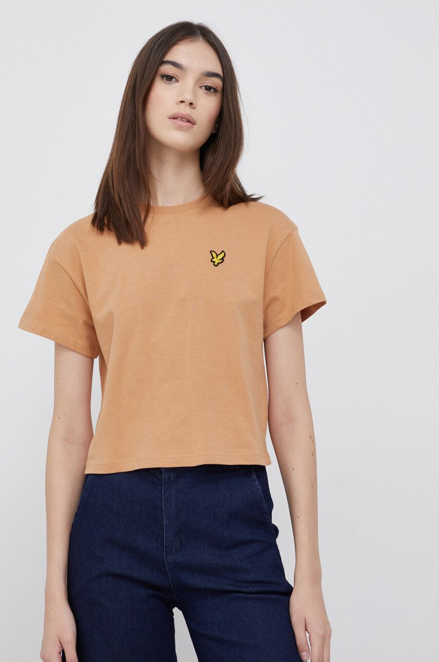 Lyle & Scott Bombažen t-shirt - Pepit.si