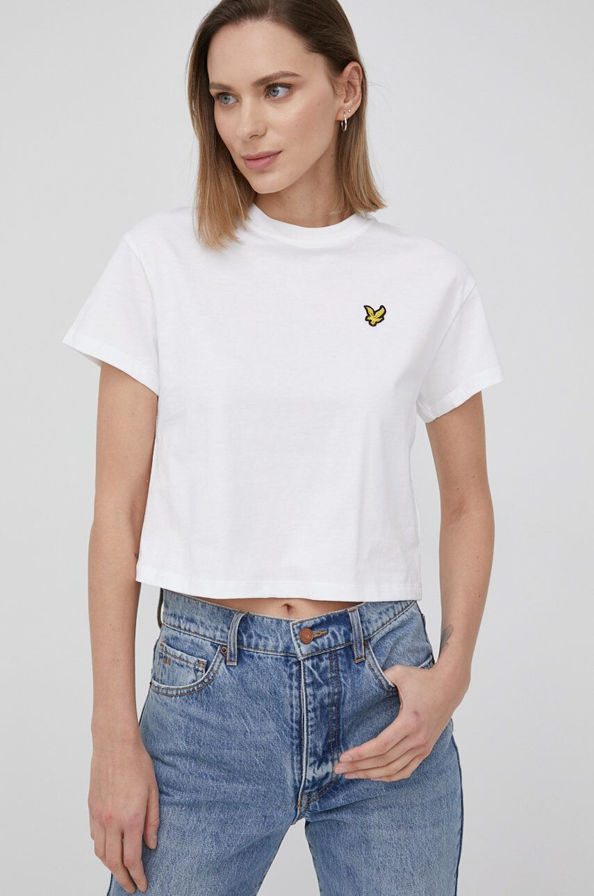 Lyle & Scott Bombažen t-shirt - Pepit.si