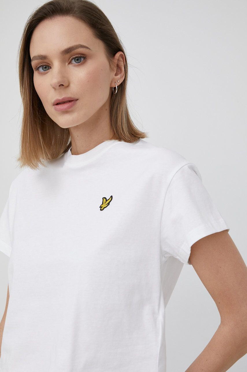 Lyle & Scott Bombažen t-shirt - Pepit.si