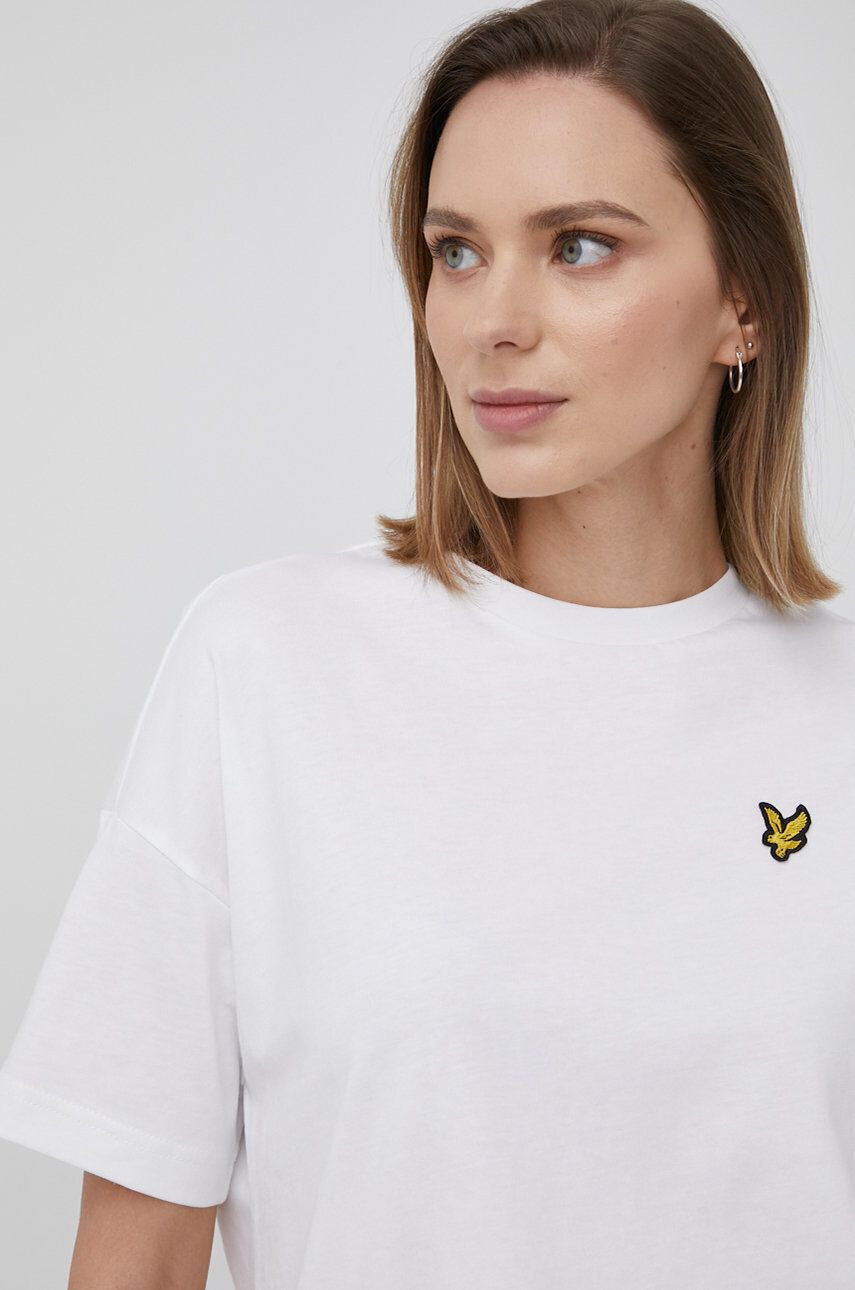 Lyle & Scott Bombažen t-shirt - Pepit.si